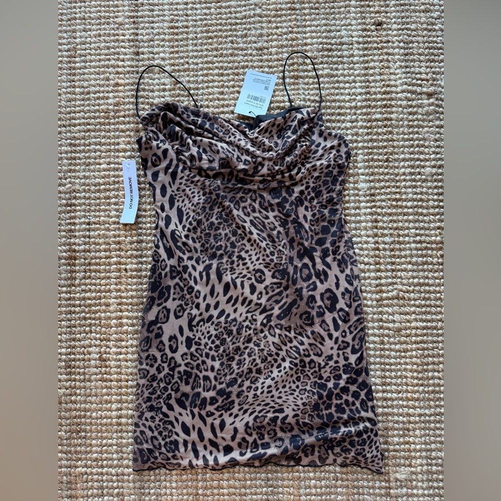 Princess Polly Sugar Mini Dress Leopard